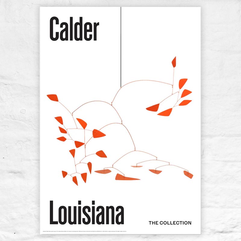 Quatre Systemes Rouges poster by Alexander Calder