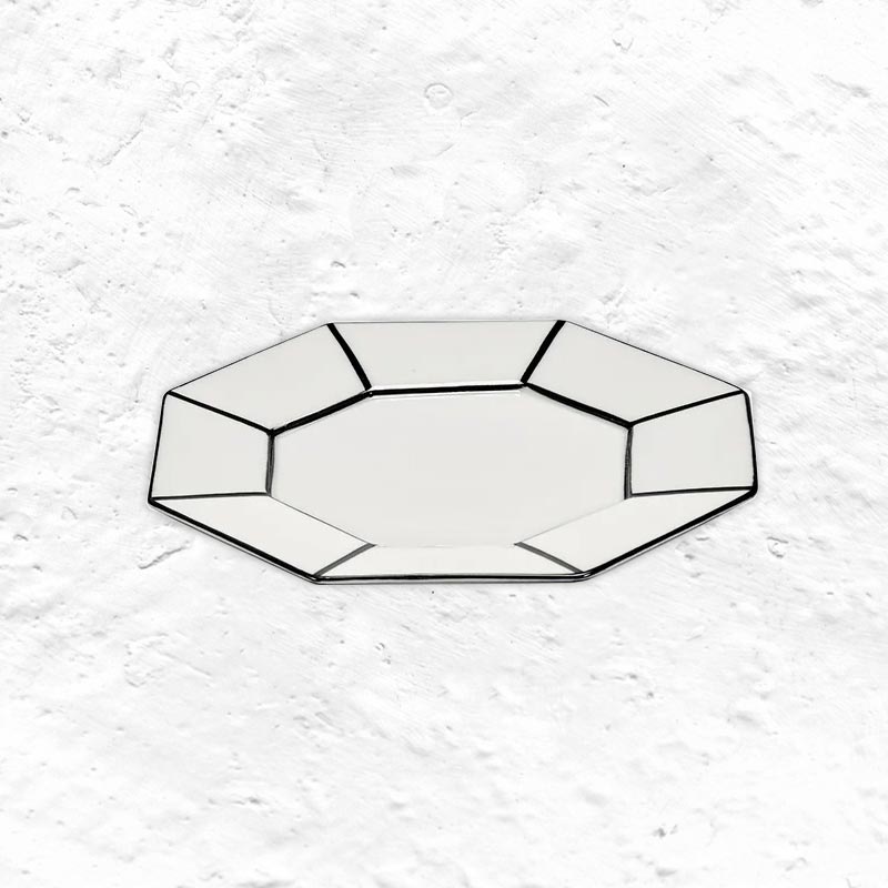 Carte Blanche Dessert Plate, des. Annebet Philips for Serax