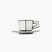 Carte Blanche Espresso Cup & Saucer, des. Annebet Philips for Serax