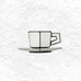 Carte Blanche Espresso Cup & Saucer, des. Annebet Philips for Serax