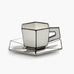 Carte Blanche Espresso Cup & Saucer, des. Annebet Philips for Serax