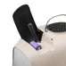 "Minù" Covered Cat Litter Tray with Scoop and Odor Filter - Dove Grey - by United Pets
