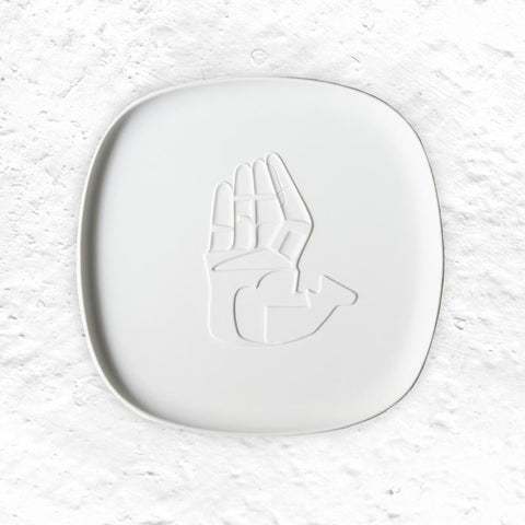 Collection Chandigarh - Square Tray - des. Le Corbusier Cassina in collaborazione con Ginori 1735, 2020