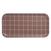 Checks & Stripes Rectangular Tray - Brown - by Side by Side