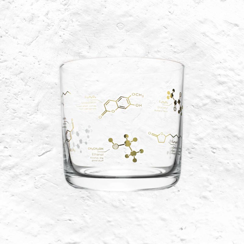 Chemistry of Whiskey Glass by Cognitive Surplus