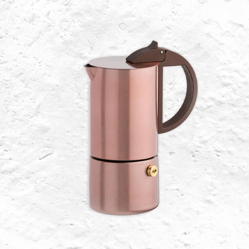 Chicca 1/3 Cup Espresso Maker - Rose Gold - by Gnali & Zani