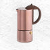 Chicca 3/6 Cup Espresso Maker - Rose Gold - by Gnali & Zani