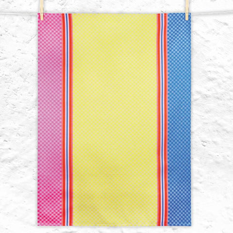 Chive Sorbet (Ciboulette sorbet) Tea Towel, by Tissage Moutet