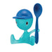 Cico Egg cup with Salt Castor - Blue - des. Stefano Giovannoni for Alessi