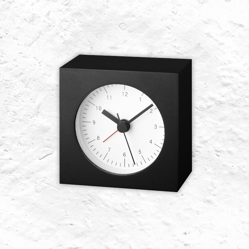 Lemnos City Pop Alarm Clock - White - des. Yota Kakuda