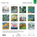 Classic Art 2026 Wall Calendar