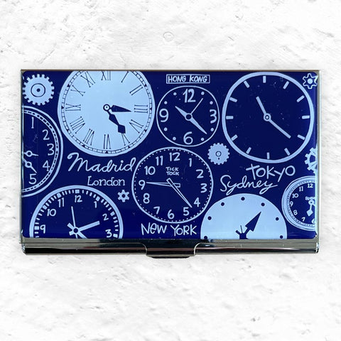 Clocks Card Case, des. Naomi Wolff for ACME