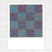 Colour Study (Blue and Reds) poster by Anni Albers