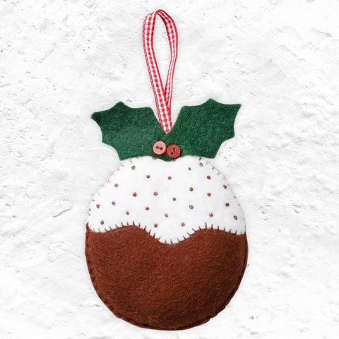 Corinne Lapierre Felt Sewing Kit: Christmas Pudding