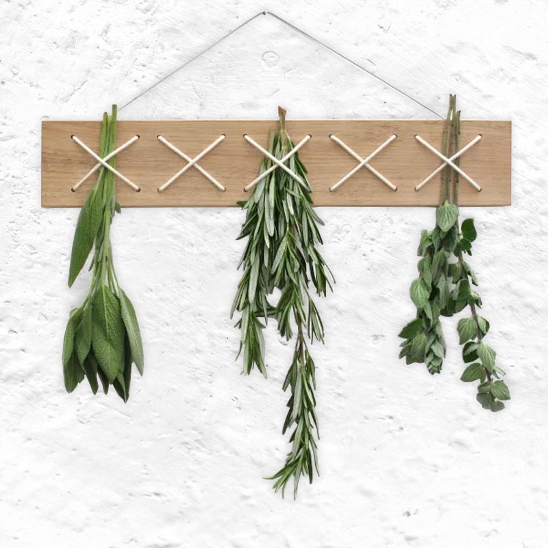 Criss Cross Herb Dryer - Oak - by Side by Side