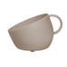 "CUP" Dog Bowl and "PLATE" Underlay Mat - Turtledove - by United Pets