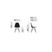 DSW Chair with Fibreglass shell des Charles & Ray Eames, 1950 (made by Vitra)