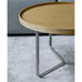 DT66 round coffee table - Oak - des. Lincoln Rivers for Wireworks