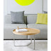 DT66 round coffee table - Oak - des. Lincoln Rivers for Wireworks