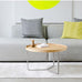 DT66 round coffee table - Oak - des. Lincoln Rivers for Wireworks