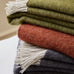 Dartmoor Pure New Wool Throw in "Ketchup", by Tweedmill
