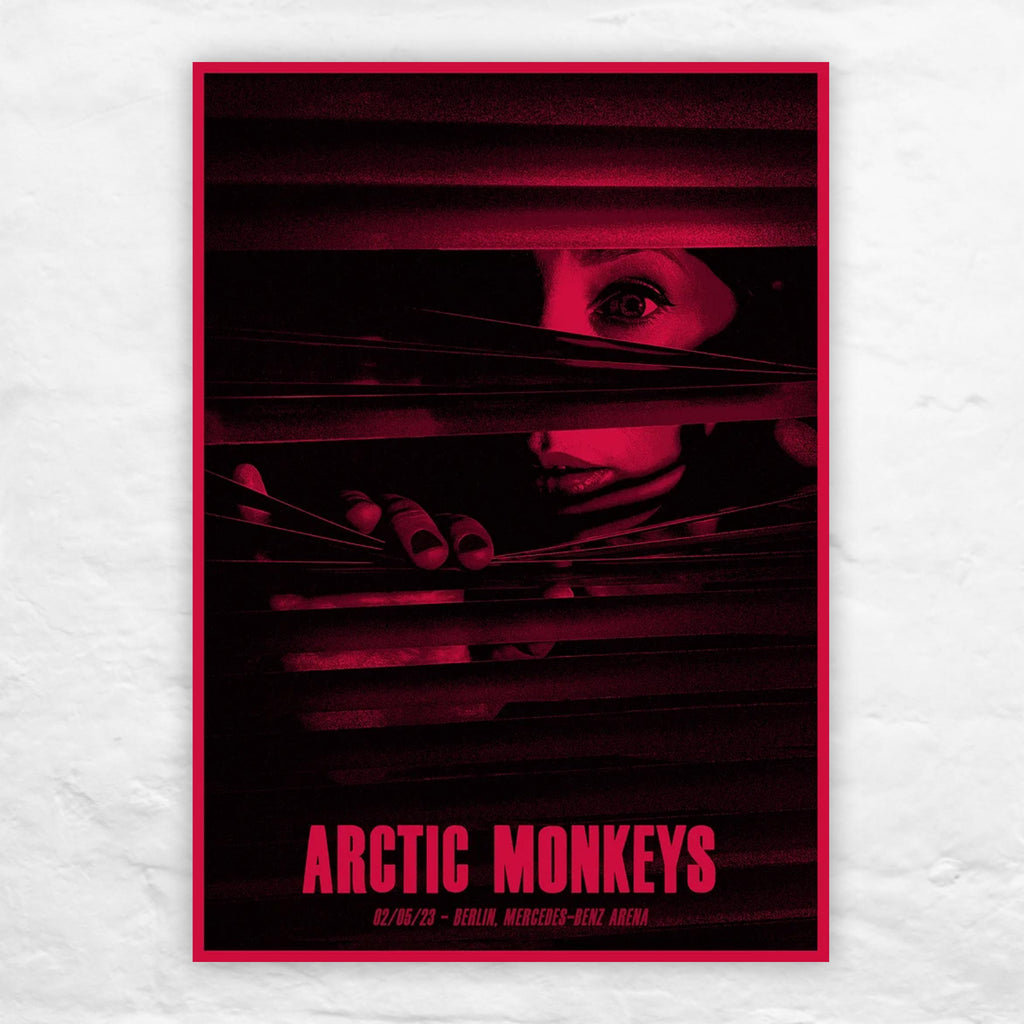 Arctic Monkeys, Berlin poster by Tommy Davidson-Hawley - hand pulled 4-colour screenprint, signed artist's proof