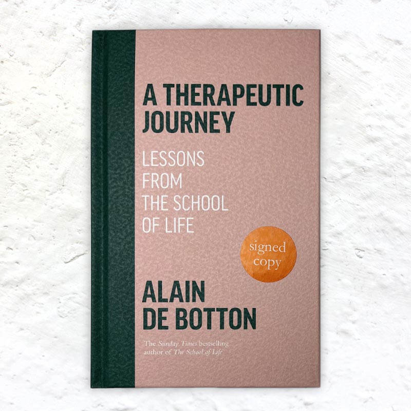 Alain de Botton: A Therapeutic Journey - signed copy