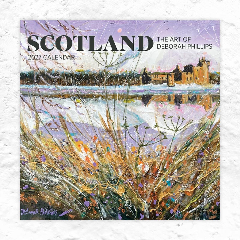 Scotland: The Art of Deborah Phillips Wall Calendar 2027