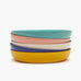Feast high-edged  plate - pink with blue pepper - des. Yotam Ottolenghi for Serax