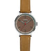 New Bauhaus Dessau 1925 Women's Watch - 38mm - Brown Dial / Brown Leather Strap - by Walter Gropius