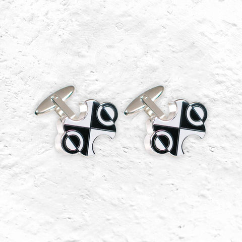 Dia Y Noche Cufflinks, des. Alberto Berga-Perales for ACME