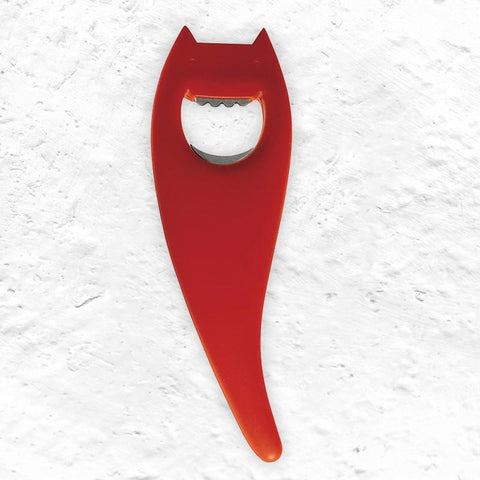 Diabolix Bottle Opener - Red - des. Biagio Cisotti for Alessi