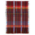 Dorothy 100% Lambswool Honeycomb Throw - Red - by Wallace Sewell