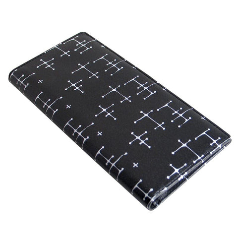 Slim Wallet - Dots, Black - surface pattern by Charles and Ray Eames, made by Acme