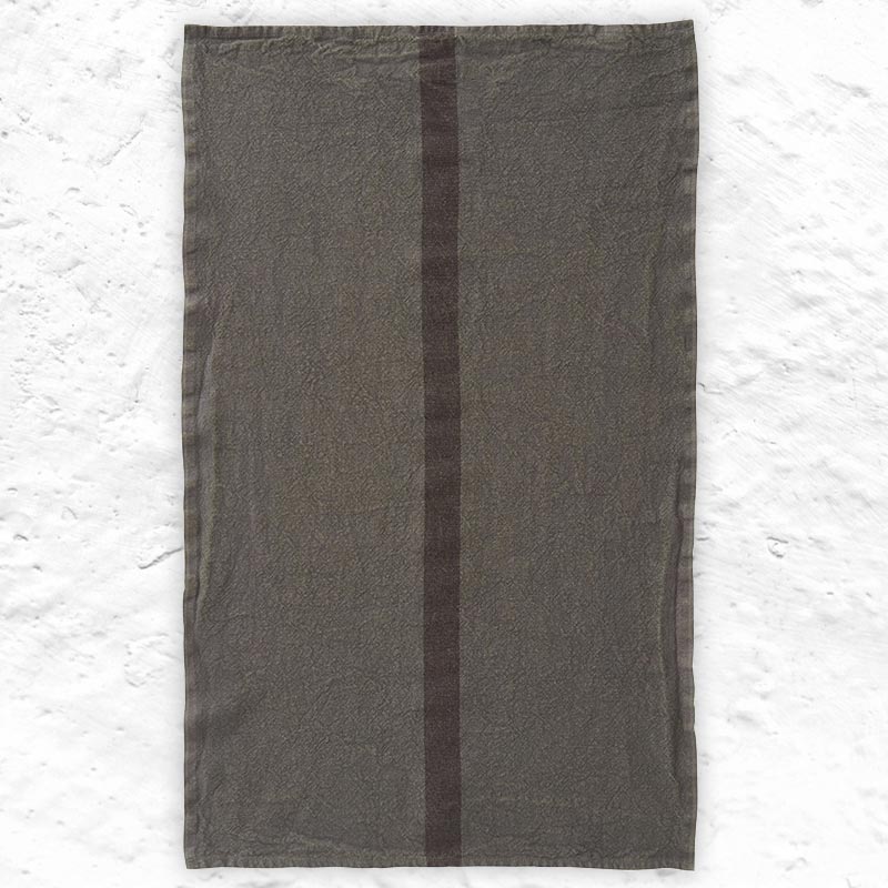 Doudou 100% Linen Tea towel - Oxide - by Charvet Editions