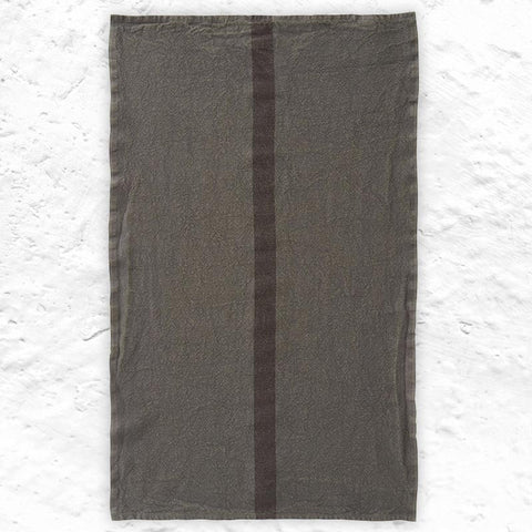 Doudou 100% Linen Tea towel - Oxide - by Charvet Editions