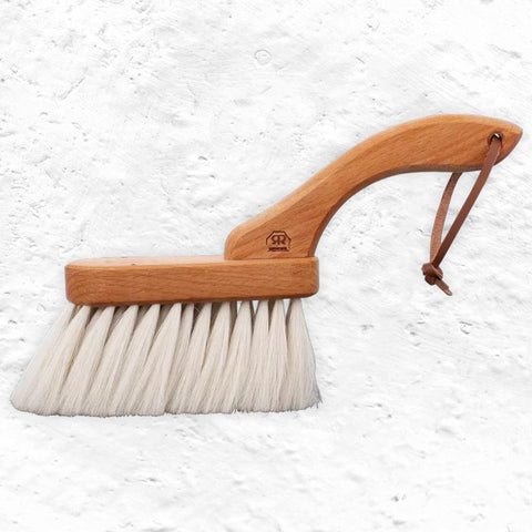 Goat Hair and Oiled Beechwood Dust Brush - suitable for smooth surfaces - by Burstenhaus Redecker