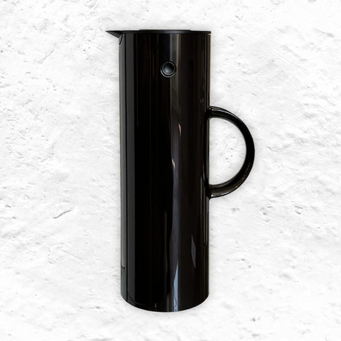 EM77 Vacuum jug - Dark Brown, 1 litre - des. Erik Magnussen, 1977 for Stelton