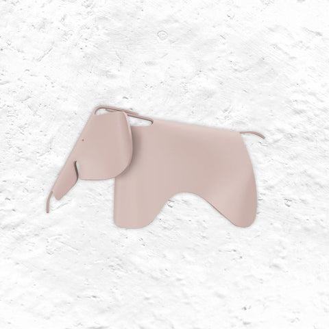 Eames Elephant - small, pale rose - des. Charles and Ray Eames, 1945