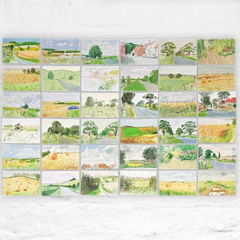 Midsummer: East Yorkshire - Complete Postcard Collection (36 cards) by David Hockney