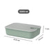 EasyClip Food Storage Box - 2250ml - Nordic Sage - by Mepal