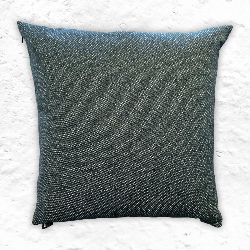 Eclectic Green Stripe double sided cushion by HAY