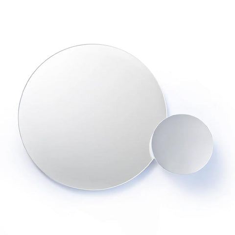 Eclipse mirror - oak - des. Lincoln Rivers for Wireworks