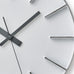 Lemnos Edge Wall Clock - White - 29cm - des. Shin and Tomoko Azumi