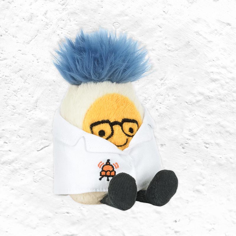 Amuseables Boiled Egg Scientist Outfit - Jellycat