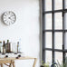 Lemnos Eki Wall Clock - White - des. Takenobu Igarashi