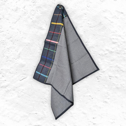 Elisabeth Denim - Bleuet - Hand Towel by Tissage de Luz.