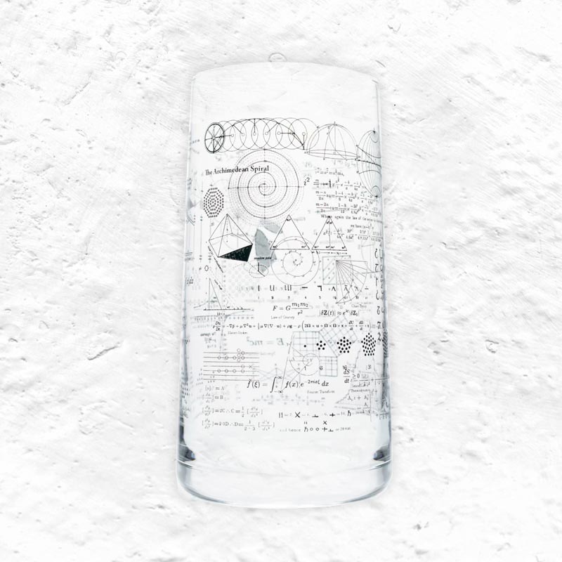 Equations that changed the world - Tumbler Drinking Glass by Cognitive Surplus