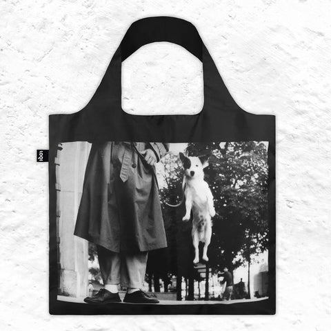 LOQI Foldaway Shopping Bag - Elliot Erwitt - Dog Jumping