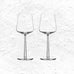 Set of 2 Essence red wine glasses des. Alfredo Häberli for Iittala